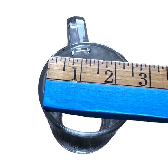 Rare Pair of Cripple Creek Colorado Glass Beer Mugs with Black Etch of Old Town - Picture 6 of 9